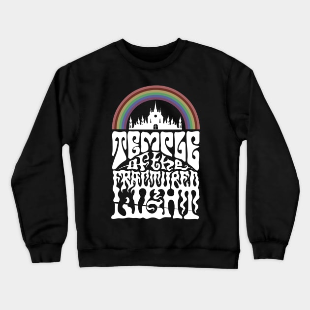 Temple of the Fractured Light Logo Crewneck Sweatshirt by halcy0n